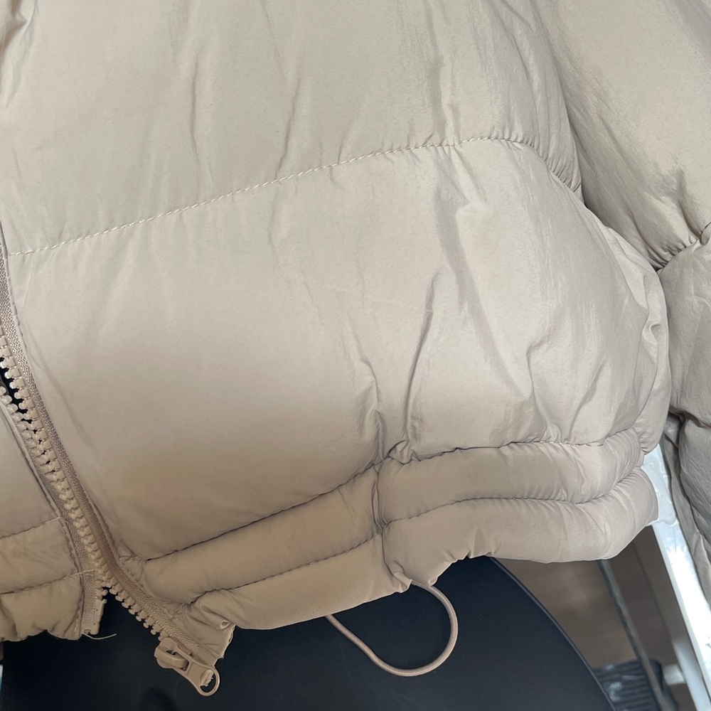 Forever 21 Light Beige Puffer Jacket - Picture 2 of 4
